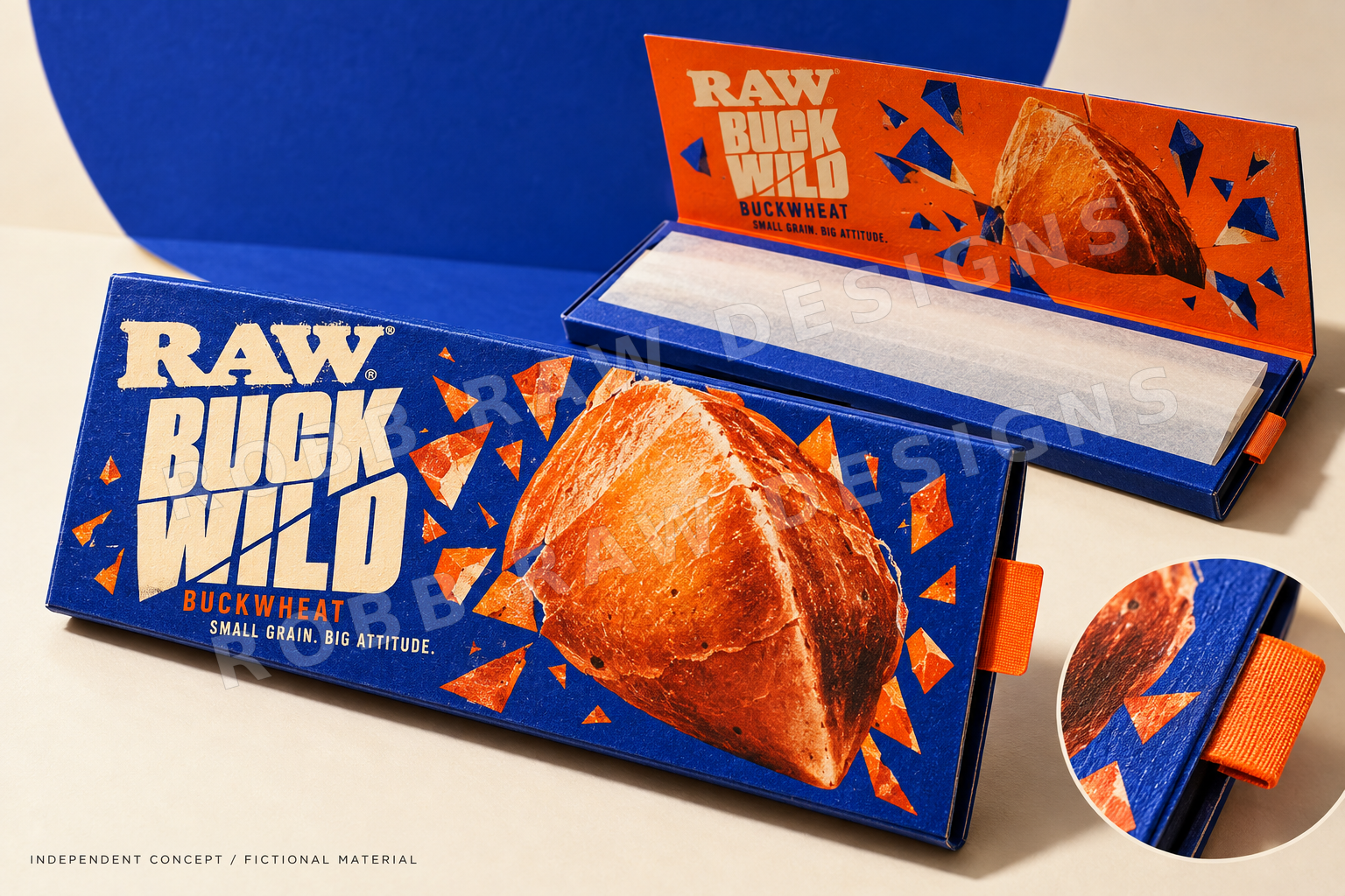 BUCK WILD — Buckwheat packaging concept by Robb Anders